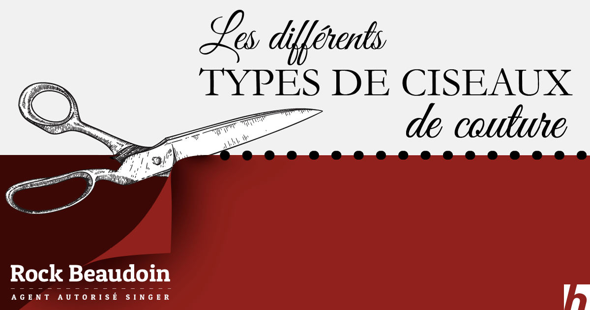 Les différents types de ciseaux de couture